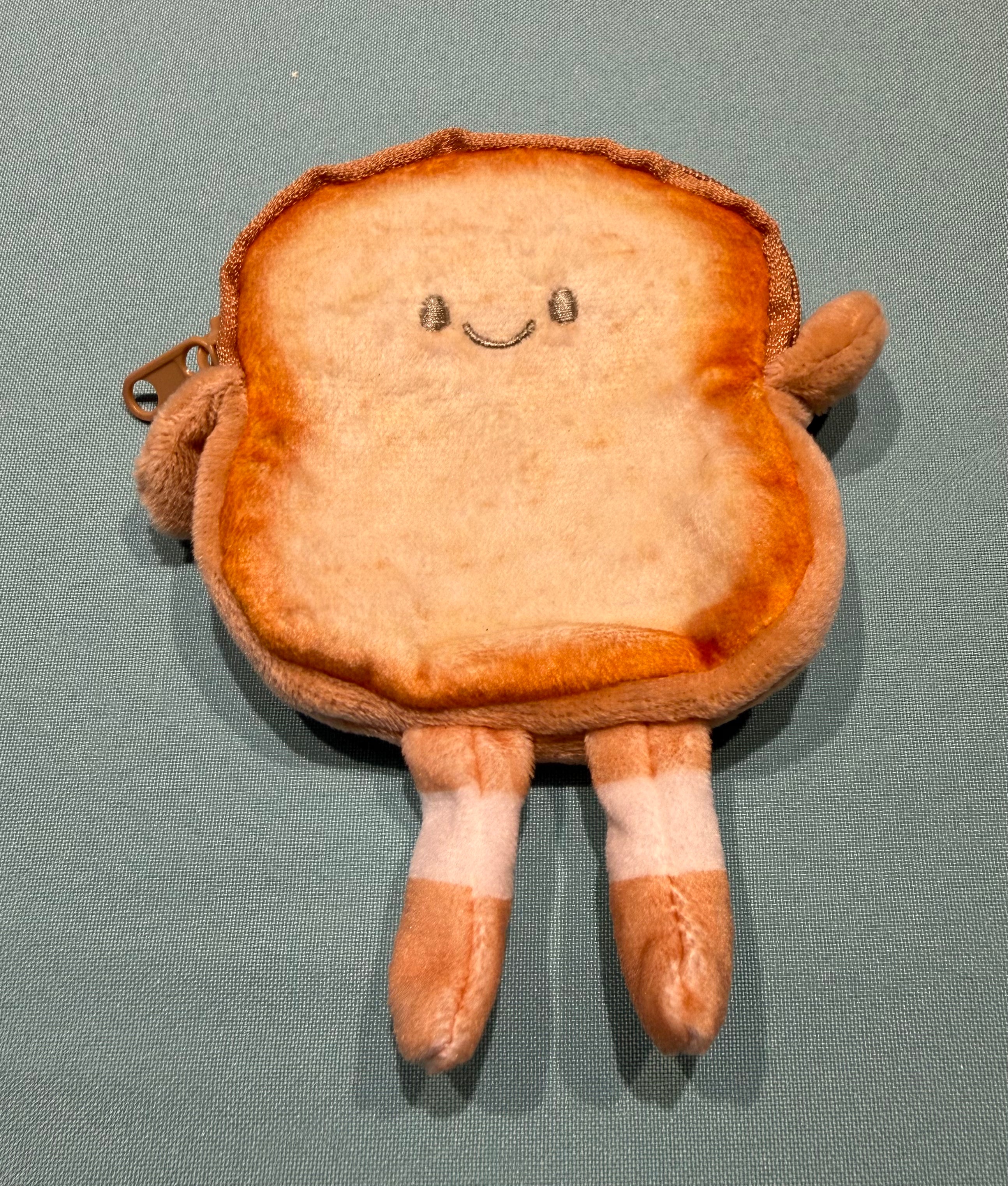 Cute Toast Plush Mini Pouch
