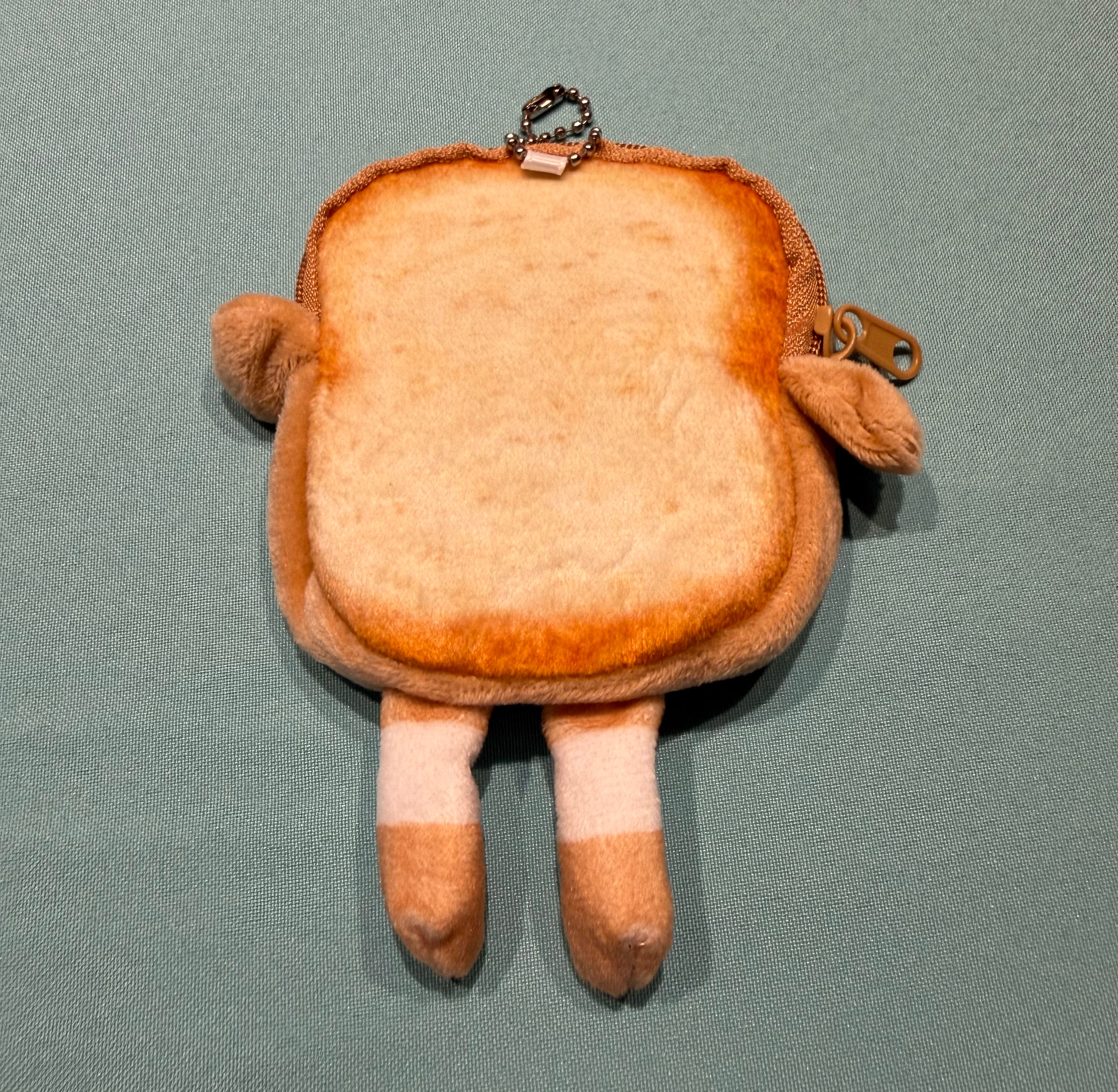 Cute Toast Plush Mini Pouch